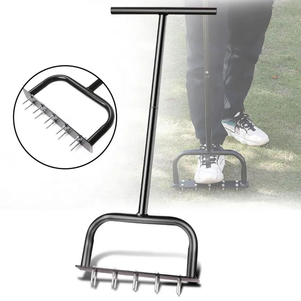 Lawn Aerator Standing Garden Breathing Digging Tool Adjustable For Penetrating Aeration Of Grass Soil