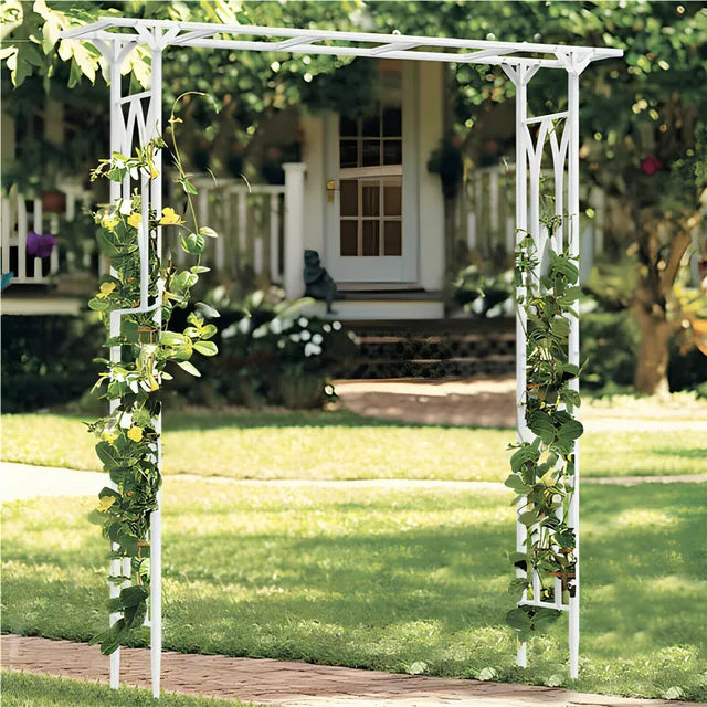 Garden Arch Arbor Arbour Super Strong Metal Wedding Arch Decor Outdoor Pergola Trellis