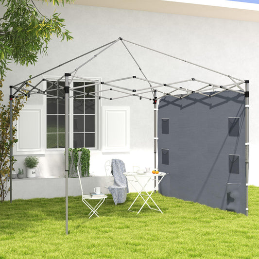 Outsunny 195 x 295cm Replacement Gazebo Sidewall - Grey / Green / Black / Beige