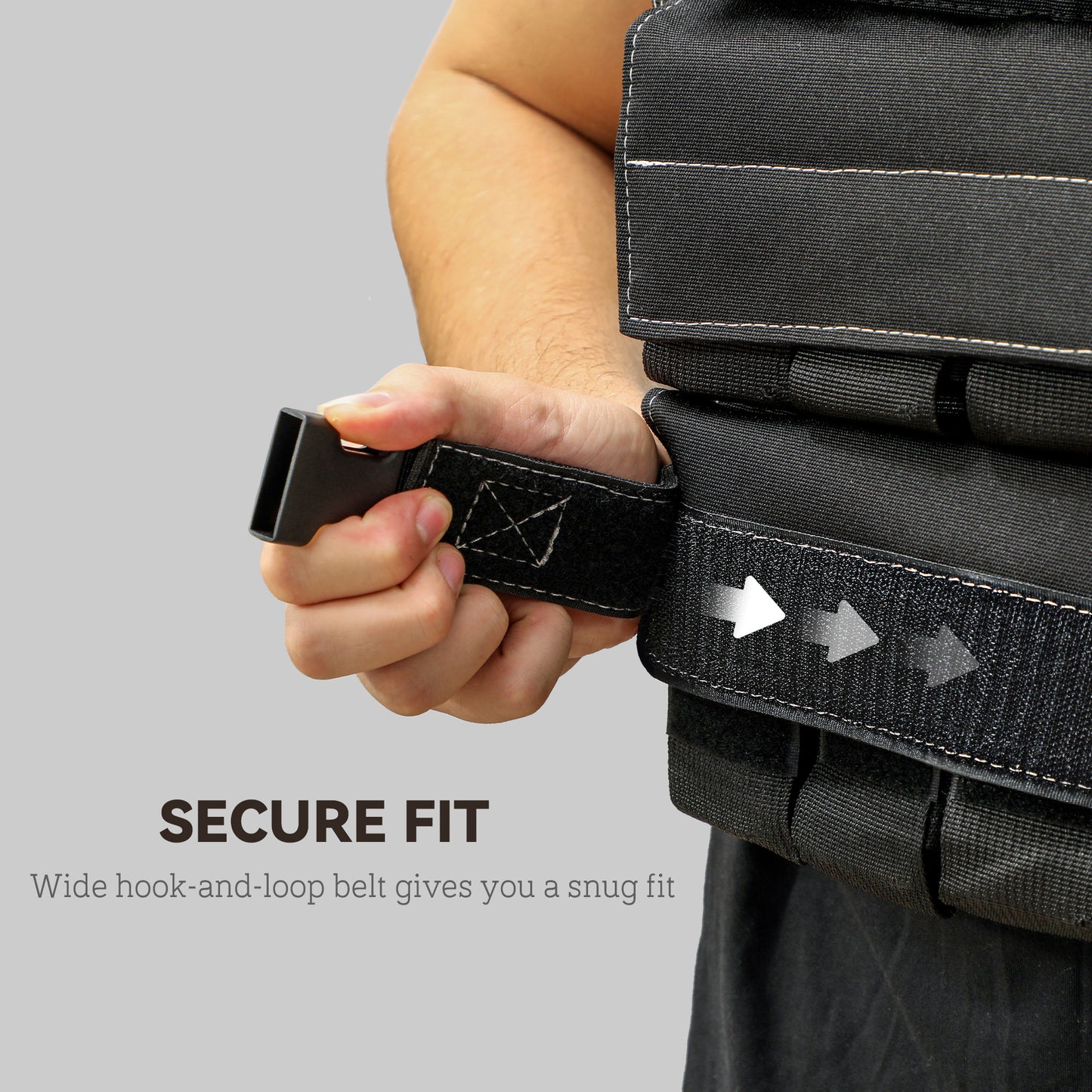 SPORTNOW 15KG Adjustable Weighted Vest, Running Weight Vest, with 30 Metal Weights, Reflective Strips, for Running, Exercise