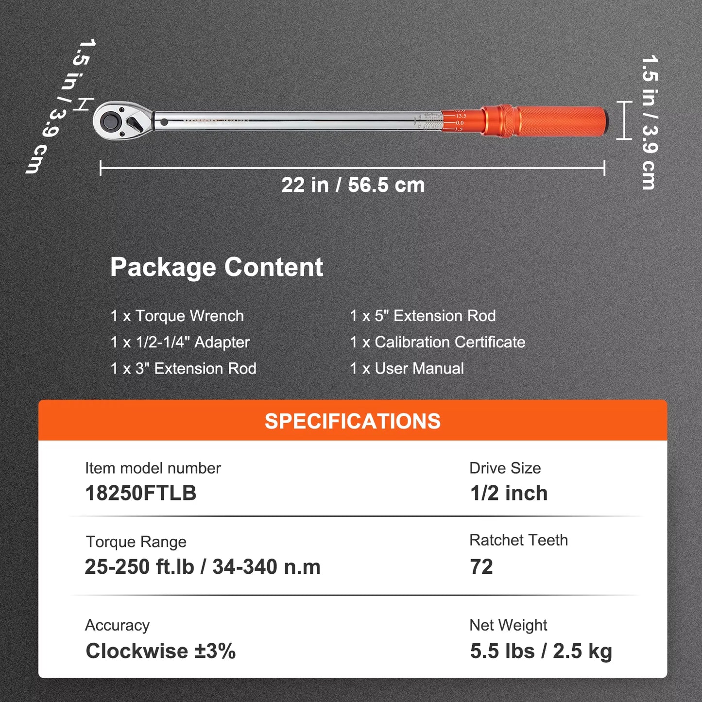 1/2" 1/4" 3/8" Mechanical Torque Wrench Set Precision Pointer Hand Tools Torque Wrench Workshop Car Repair Tool