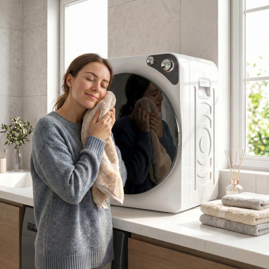 Compact Vented Tumble Dryer | 5kg | 1000W | 5 Drying Modes | Stainless Steel Drum | Stackable | 54dB | White