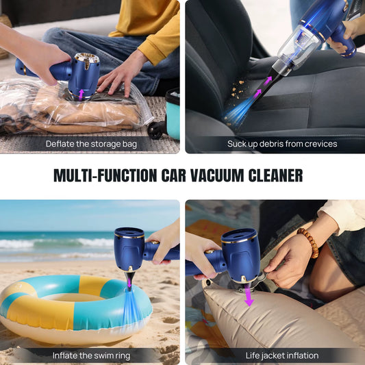 Compressed Air Cleaner Blower For PC, Laptop, MacBook, 3 Speed 100000RPM Air Blower Compressed Cleaning Duster