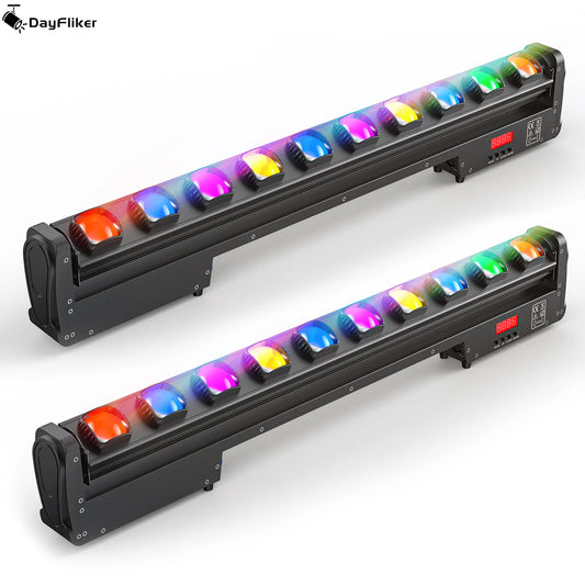 Pack Of 2 250W RGBW Beam Wall Washer Light 4 in 1 Wall Washing Rotatable Lamp Stage Swing Dot Light For Dj Party, Clubs, Disco