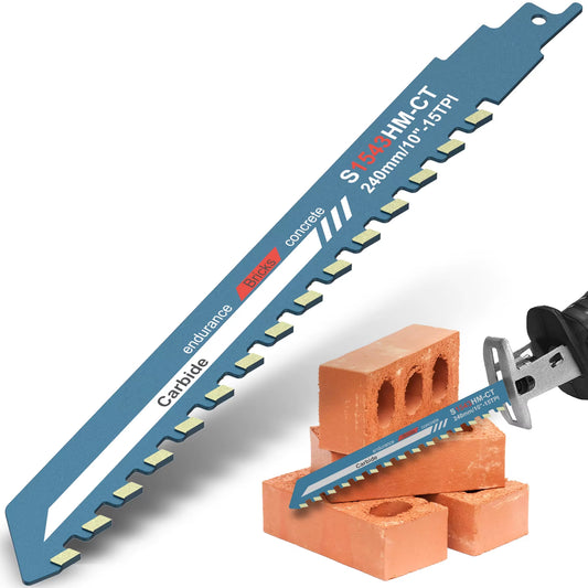 Reciprocating Saw Blade Inch Universal Cutting Recip Sabre Saw Blade Alloy Steel Brick Concrete Cutting Saw Blade 10 / 12 / 18 / 20 Inch