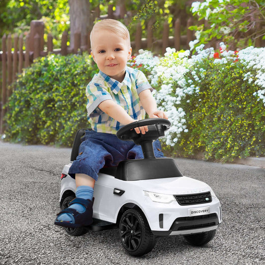 AIYAPLAY 2 in 1 Land Rover Licensed 6V Kids Electric Ride On Car Sliding Car w/ Headlights Music, for 18-60 Months