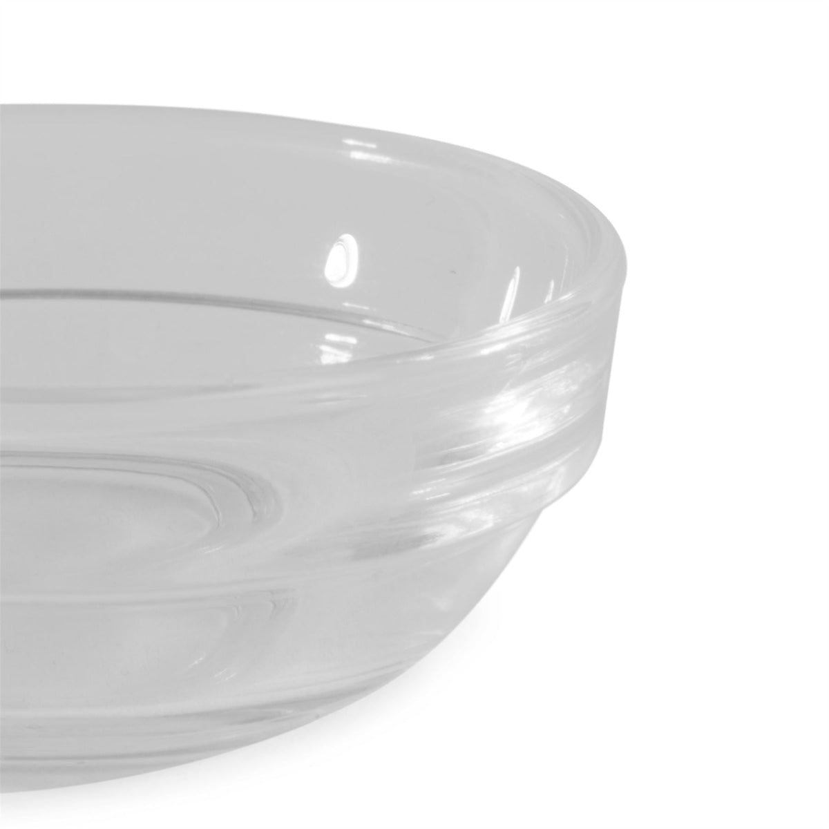Maison & White Glass Condiment Dishes | Set of 6 | Clear Glass | 6x5cm | Dips Sauces Dressings | Dining Table & BBQ | 2-Year Warranty