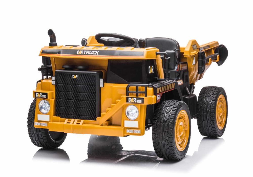 12V Kids’ Electric Dumper Truck with Shovel, USB Music & Electric Tipping Body – Power and Play Combined