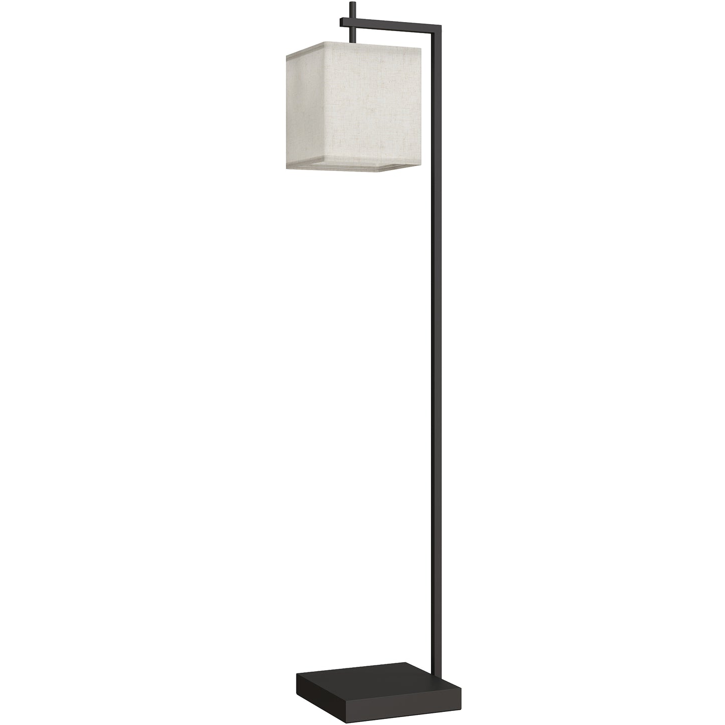Floor Lamp for Living Room, 66" Modern Tall Standing Lamp with Adjustable Colour Temperatures & 10 Brightness Levels, Remote Control and Foot Switch 9W LED Bulb Included