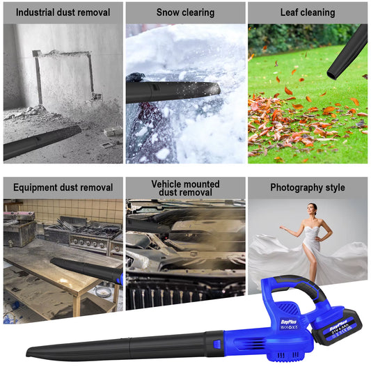 Dayplus Cordless Leaf Blower With Battery & Charger, Electric Garden Blower Portable Handheld Air Blower For Clean Lawn, Dust, Snow