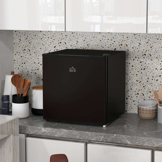 35L Mini Small Space Freezer, -24℃ to -14℃ Temperature - Black / Grey