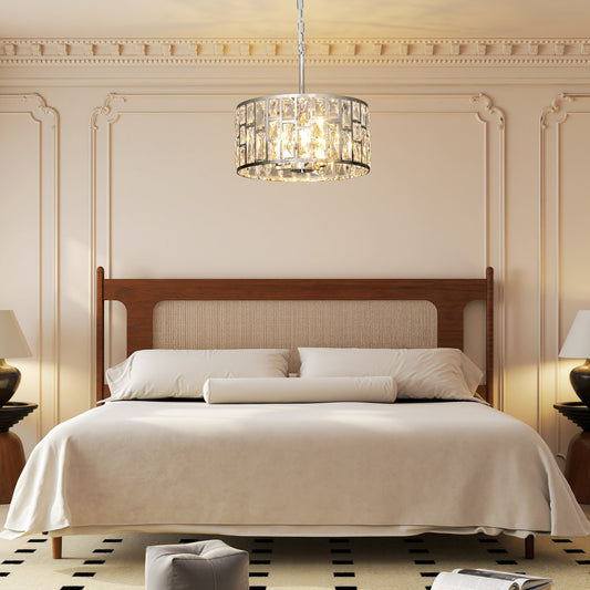 72 Glass Crystallite Chandelier - Silver-Tone