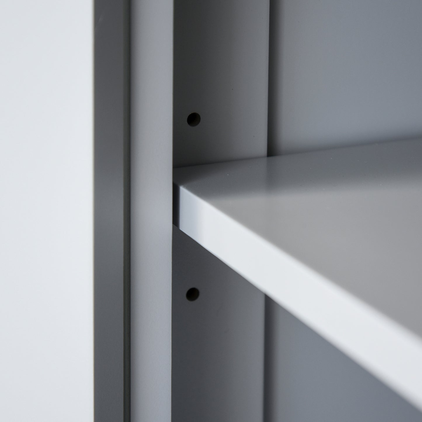 Multi-Storage Mid-Century Kitchen Cabinet - Grey