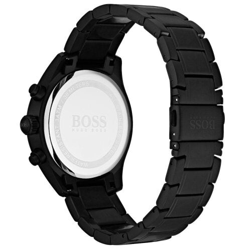 Hugo Boss Men's Grand Prix Black Chronograph Quartz Wrist Watch HB1513676