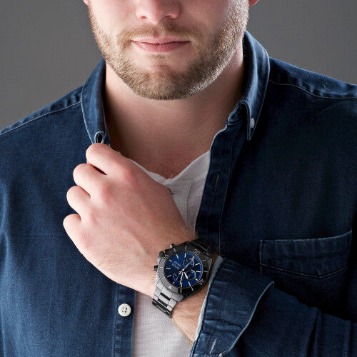 Hugo Boss Ocean Edition Mens Wrist Watch Blue & Black HB1513743