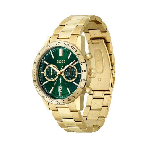 Hugo Boss Allure Chronograph Green Dial Men's Wrist Watch HB1513923
