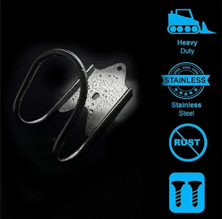 Over Outside Tap Stainless Steel Garden Stand Wall Mount Storage Rack Hose Pipe Hanger Holder Cord Wire Hook Water Reel