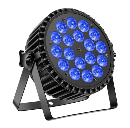 PAR Stage 2X 200W Light 18LED RGBW DMX Colour Mixing DJ Disco Bar Party Spotlight
