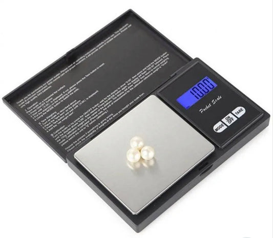 Electronic Digital Pocket Scale 0.1/0.01g Precision Mini Jewellery Weighing Scale Backlight Scales for Kitchen 50/100/200/500g (no battery)
