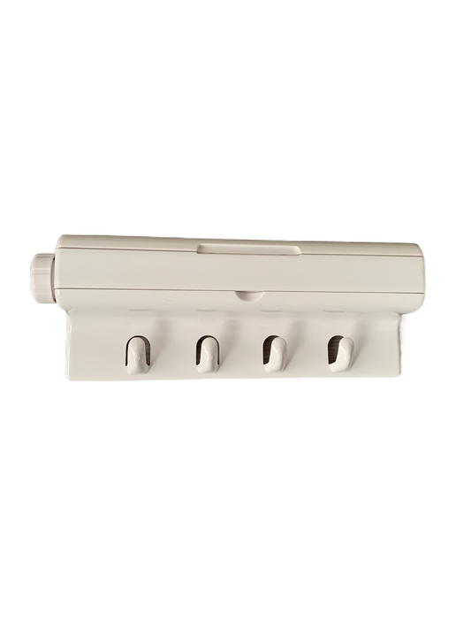 Automatic Retractable Washing Line | 4 Lines | 18 Metres Total | 4 Hanger Hooks | Indoor & Garage Use | H14 x W35 x D7cm
