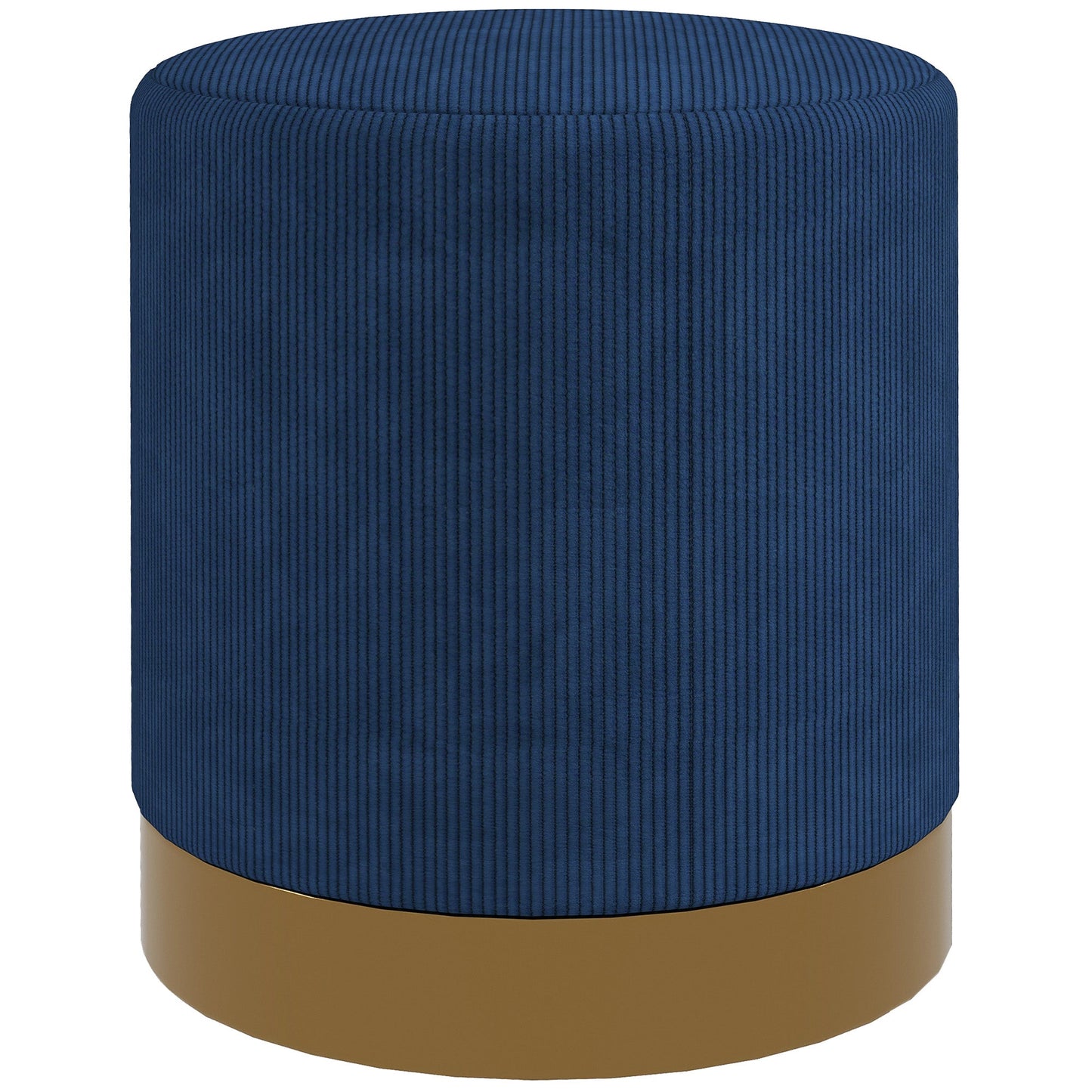Soft Padded Lightweight Corduroy Vanity Footstool Footrest