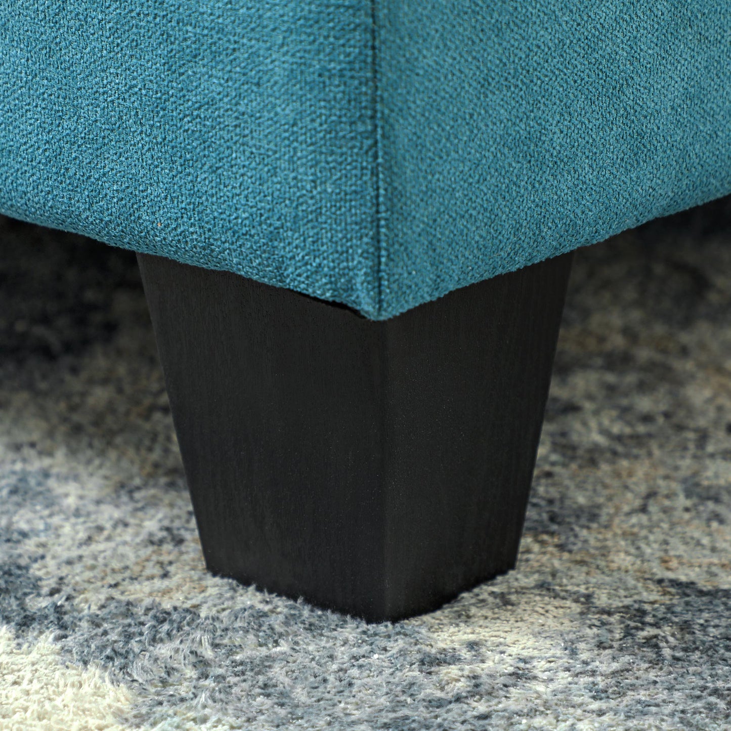 'L' Shape Modular Sofa, with Storage - Light Blue