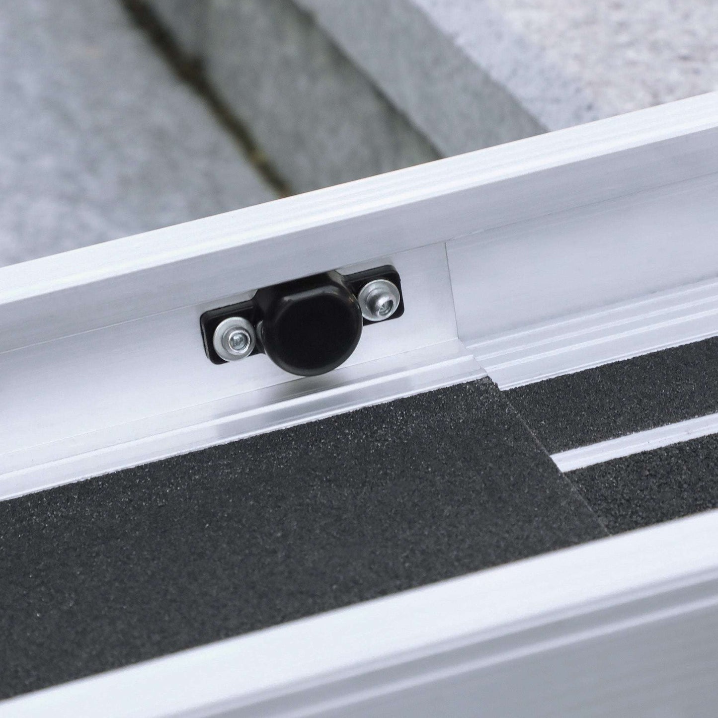 Telescopic Wheelchair Ramps 244L x 19.5Wcm, 270kg, Folding Aluminium Door Threshold Ramps For Home, Mobility Scooters, Doorways, Steps