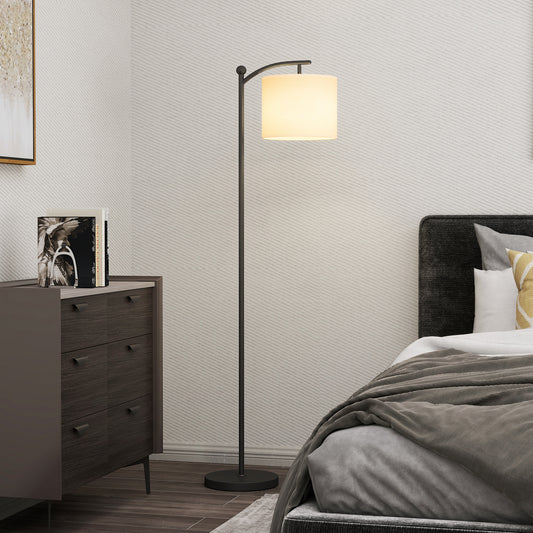 LED Floor Lamp, Stepless Dimmable Reading Standing Lamp with Magnetic Remote Control and 11 Colours Temperature & 11 Brightness Levels, 60 Min Timer