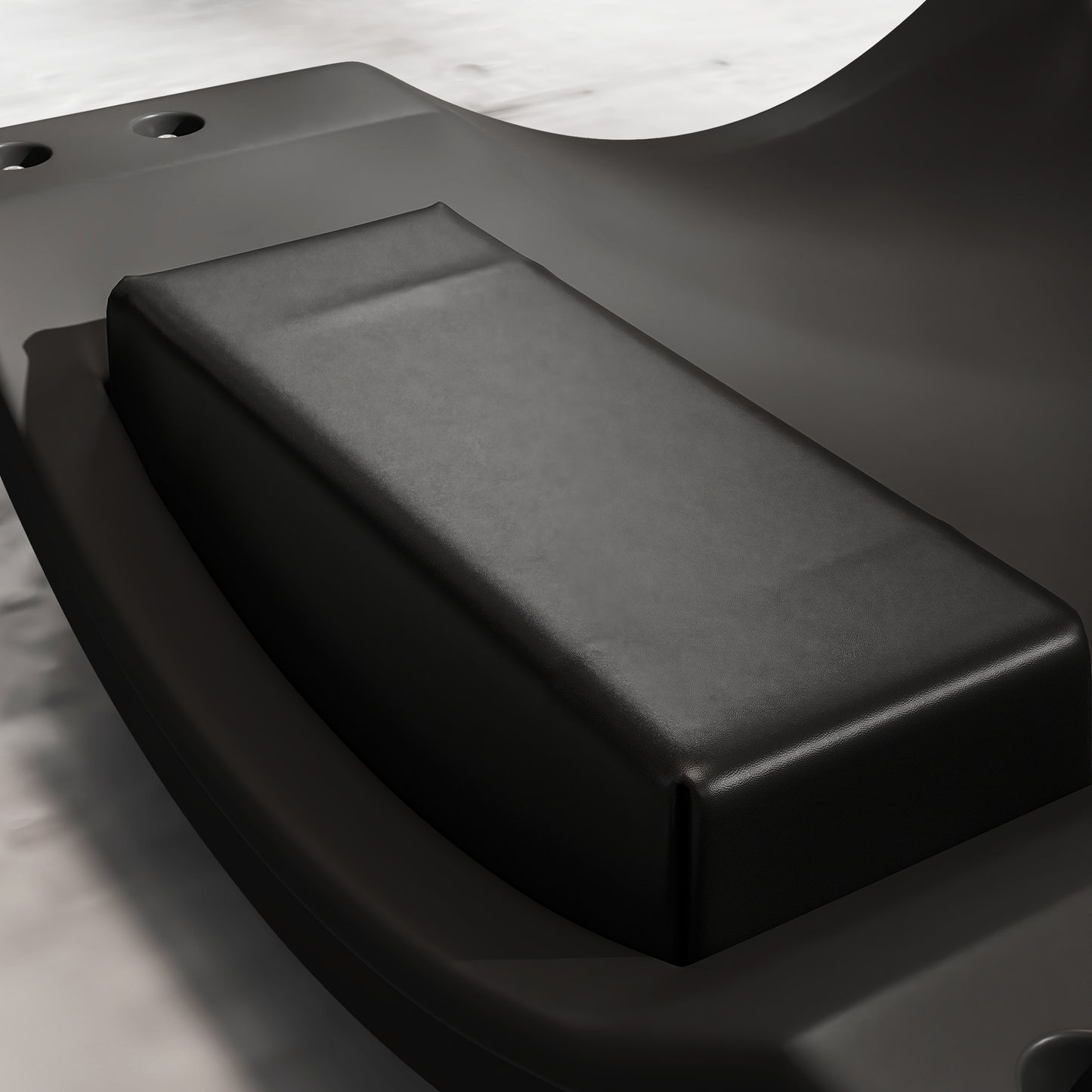 DURHAND Mechanic Vehicle Creeper Under Car Repair Padded Headrest Rolling Moulded Workshop Garage Assistance with Tool Tray, Black