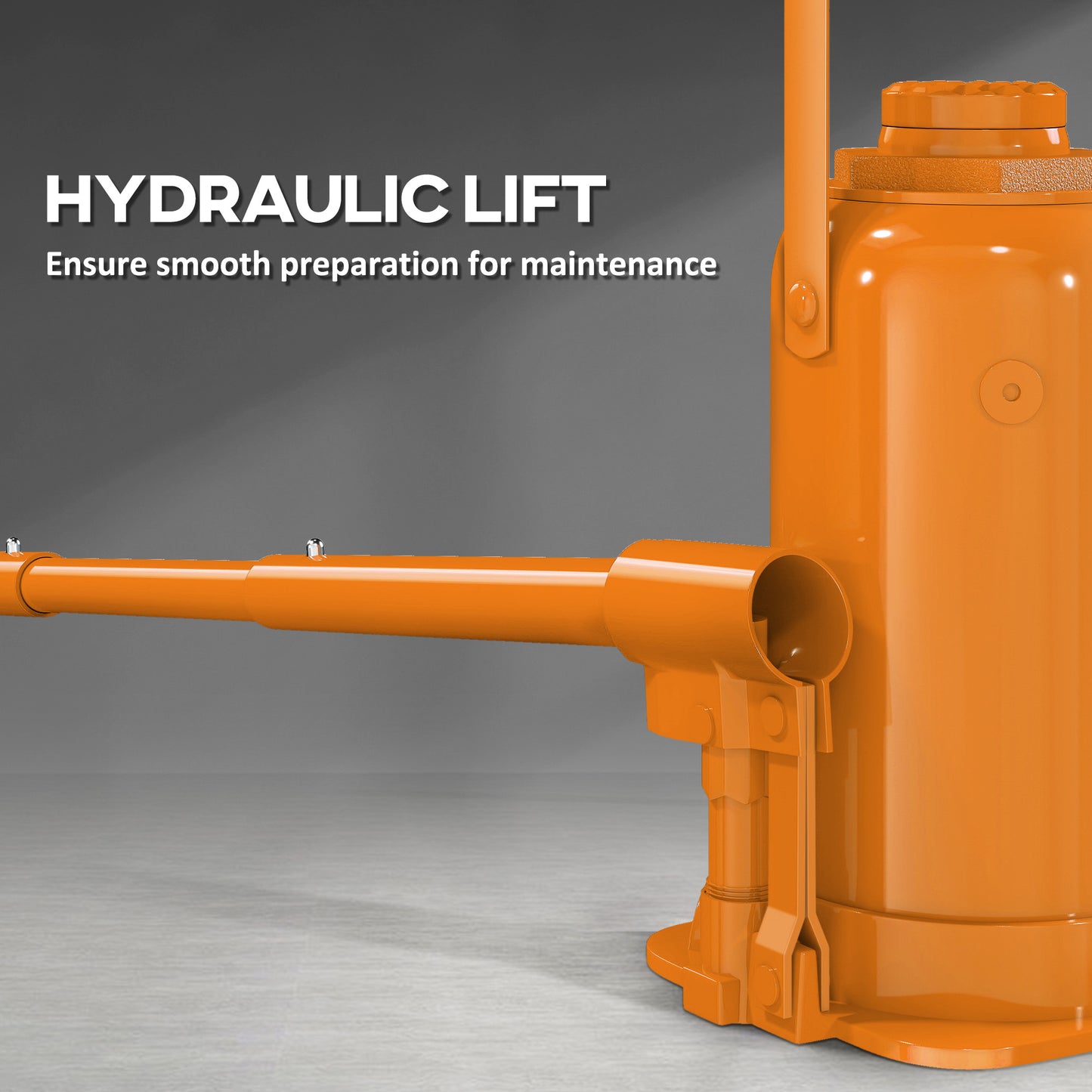 12 Tonne Hydraulic Bottle Jack with 19-37 cm Lifting Range, Heavy Duty Portable Compact Car Jack Lift with Saddle, Pickup, Truck, Auto Repair Maintenance
