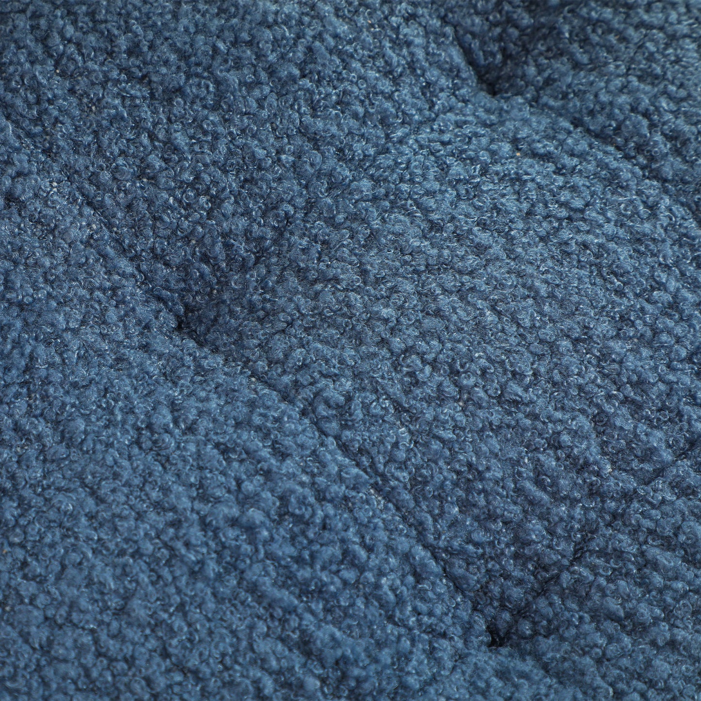 31.8L Teddy Fleece Storage Ottoman - Blue