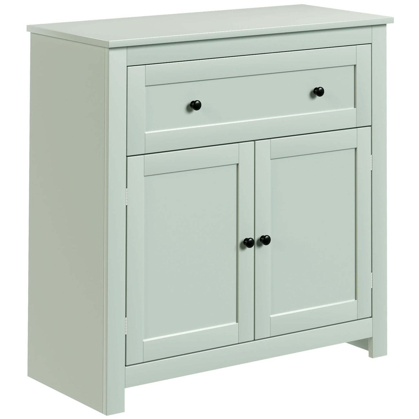 Sideboard Storage Cabinet, Modern Kitchen Cupboard with Adjustable Shelf, Drawer and Double Doors