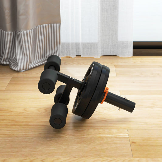 Tib Bar W/ 2 x 5kg Olympic Weight Plates, Tibialis Trainer Calf Raise Machine for Home, Gym, Lifting And Strength Training