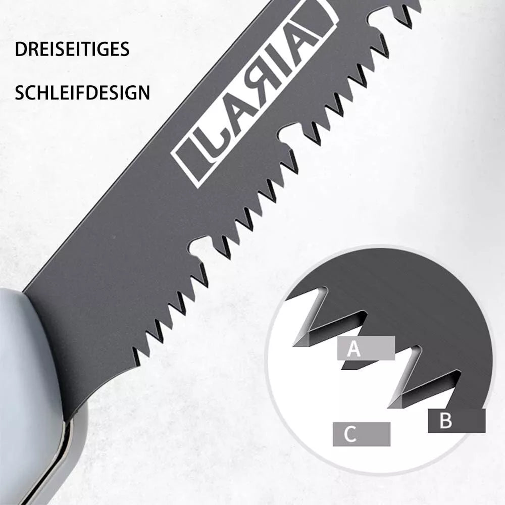 AIRAJ Folding Hand Log Manual Saw Woodworking Folding Hacksaw Multifunction Cutting Wood Sharp Camping Garden Branch Saw