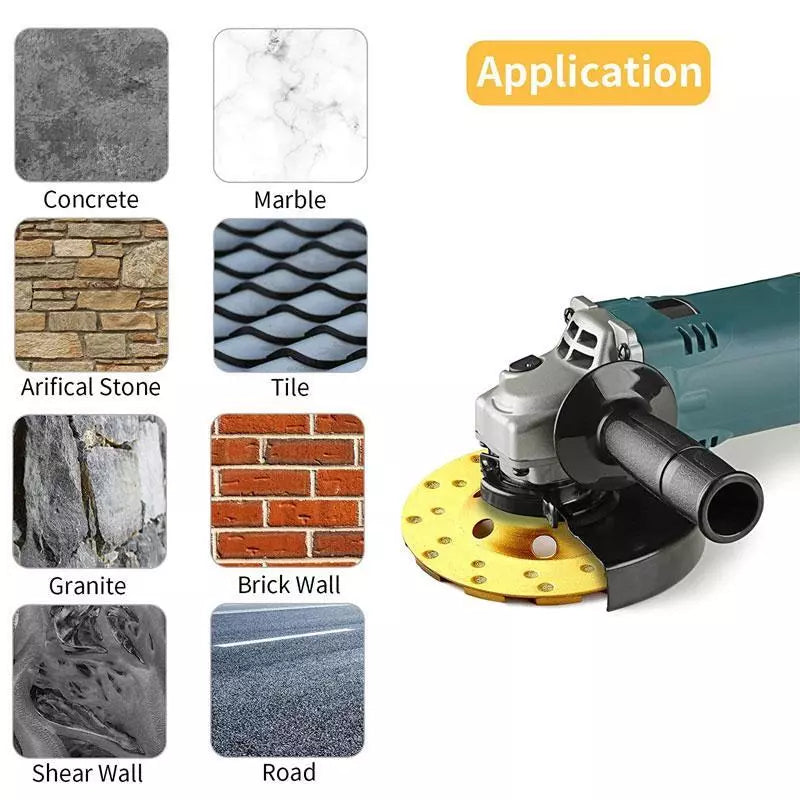 4 Inch 100mm Diamond Grinding Disc Abrasive Cup Wheel Wear Resistant Diamond Sanding Wheel Durable Angle Grinder Disc For Concrete