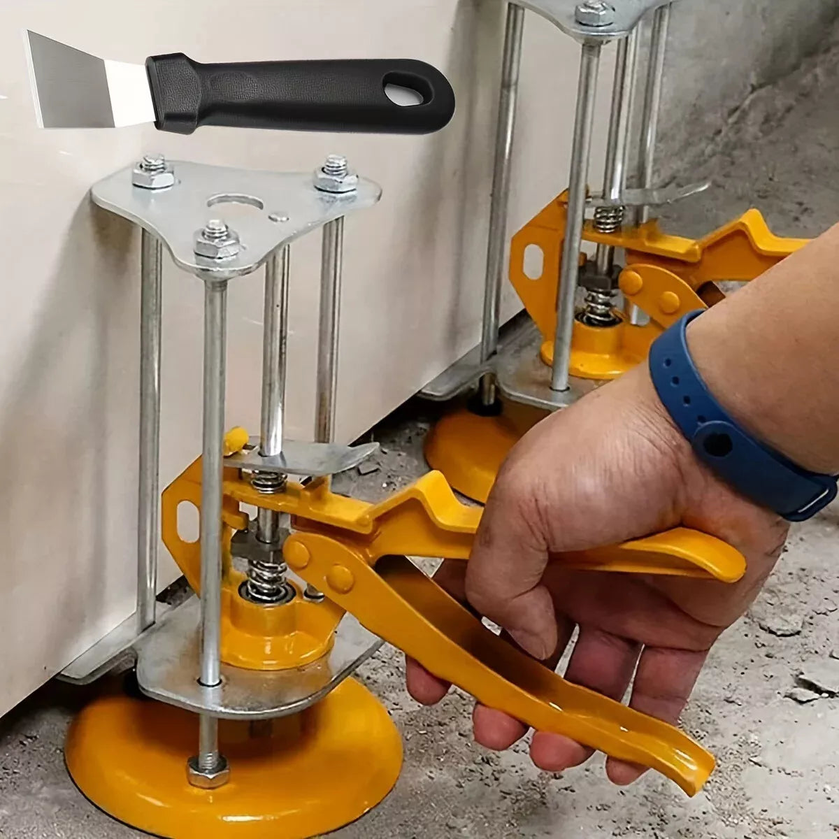 Labour Saving Arm Lever Arm Lifter Drywall Lift for Wall Tile Locator, Grip Scraper, Door Panel Lifting Cabinet Jack Board Lifter