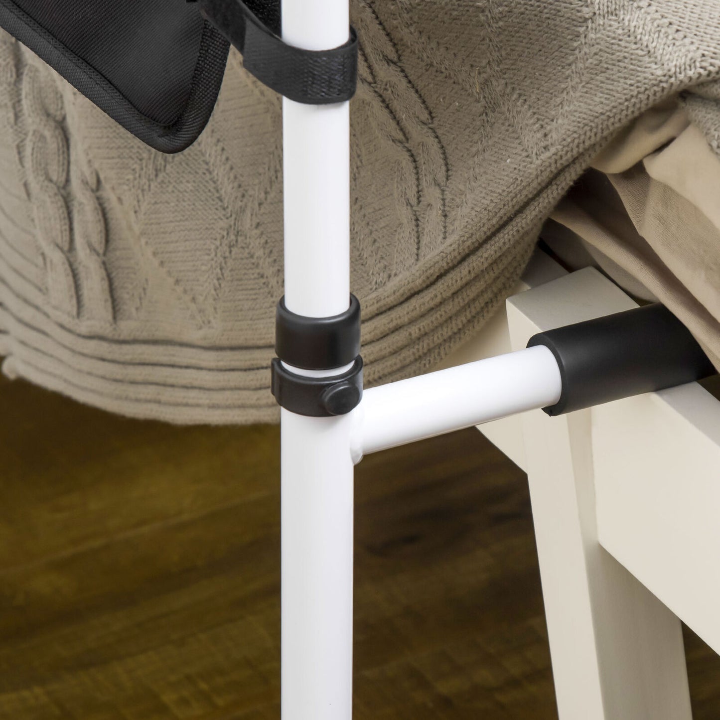 Safety Balance Helper Bed Rail Height Adjustable Support Assist Aid Grab Bar With Storage Pocket