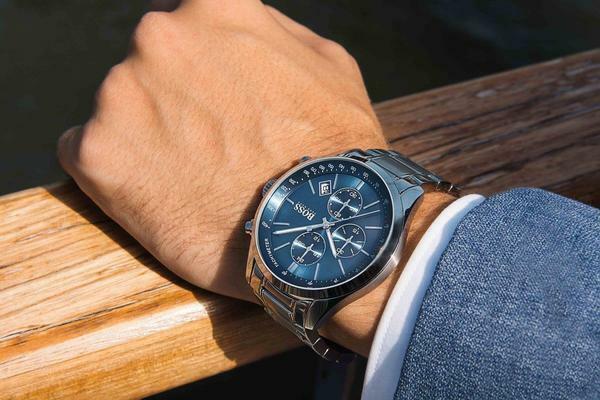 Hugo Boss Men's Wrist Watch Contemporary Sport Grand Prix Chronograph HB1513478