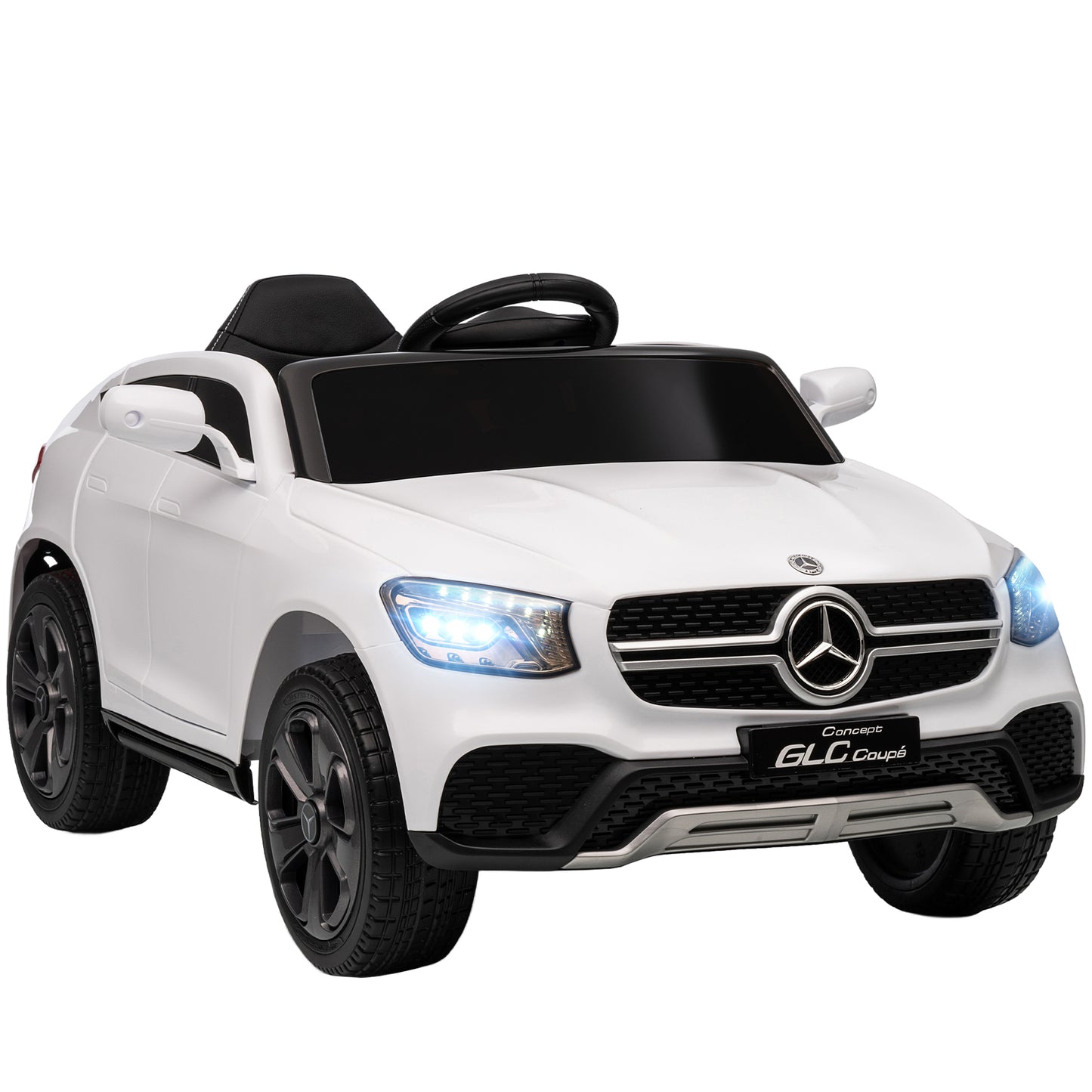 AIYAPLAY Mercedes-Benz GLC Licensed Kids Ride on Car with Remote Control, Soft Start, MP3, LED Headlights