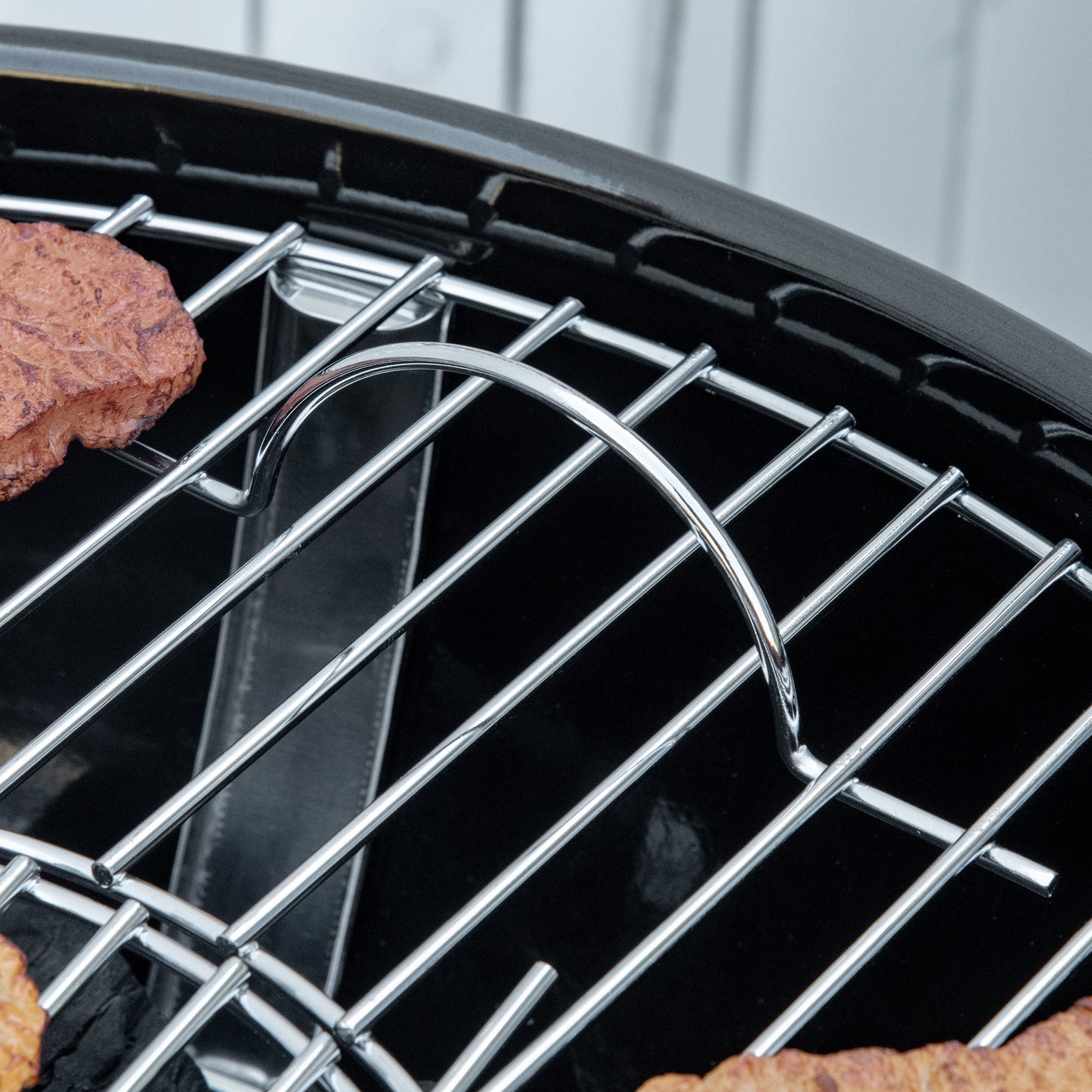 Outsunny Portable Kettle BBQ Charcoal Grill - Black
