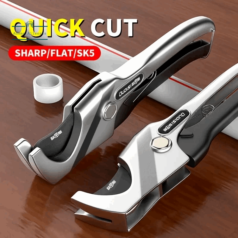 Multi-Purpose Pipe Cutter Snips Non-Slip Water-Resistant Precision Cutting For Plastic & Rubber Tubing PVC Hand Tool