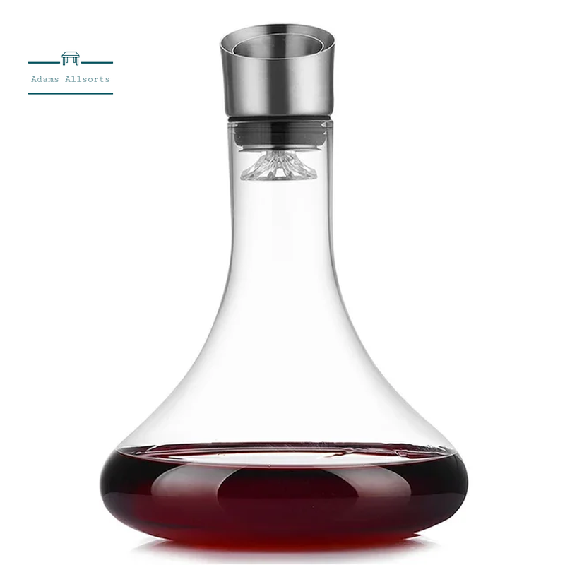 High Grade Guanshan Style Decanter High Borosilicate Glass Wine Bottle Wine Dispenser Snow Mountain Shape 1800Ml Red Wine Bottle
