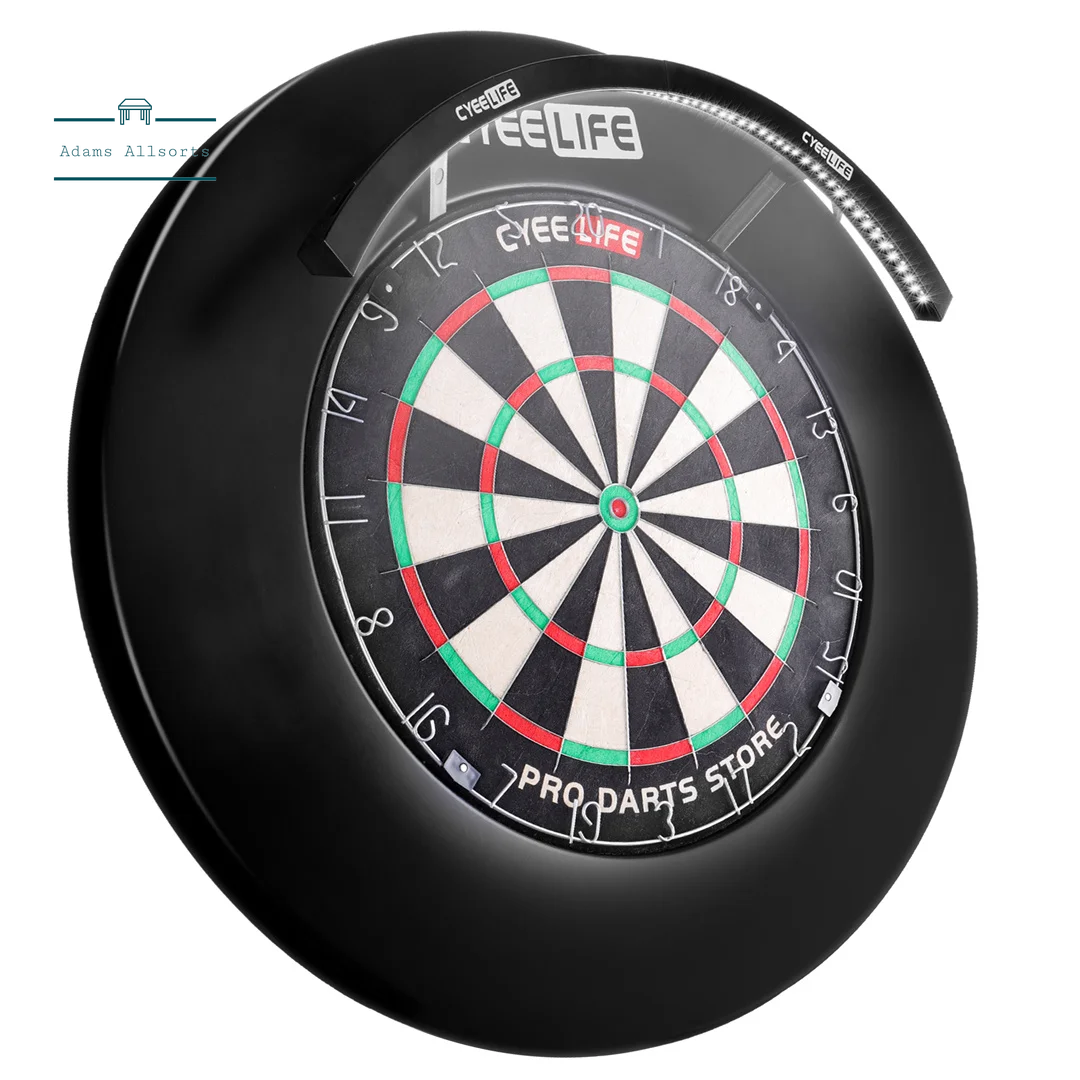 Cyeelife 120 Degree Dartboard Lighting With Magnetic Clamp (Warm White) Suitable For Circular Dartboards