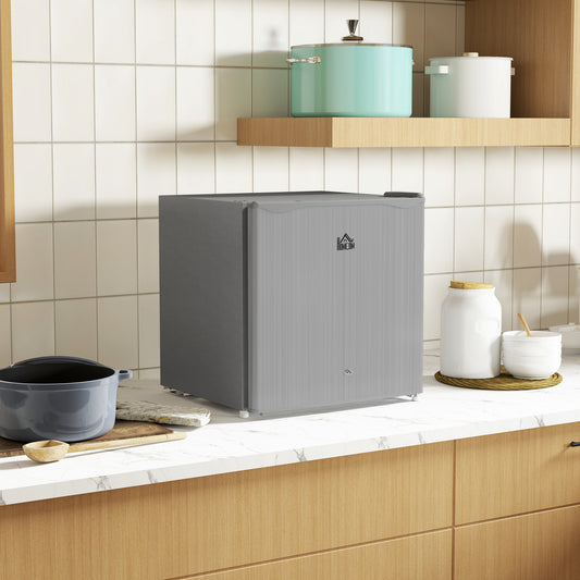 46 Litre Lockable Countertop Fridge - Grey