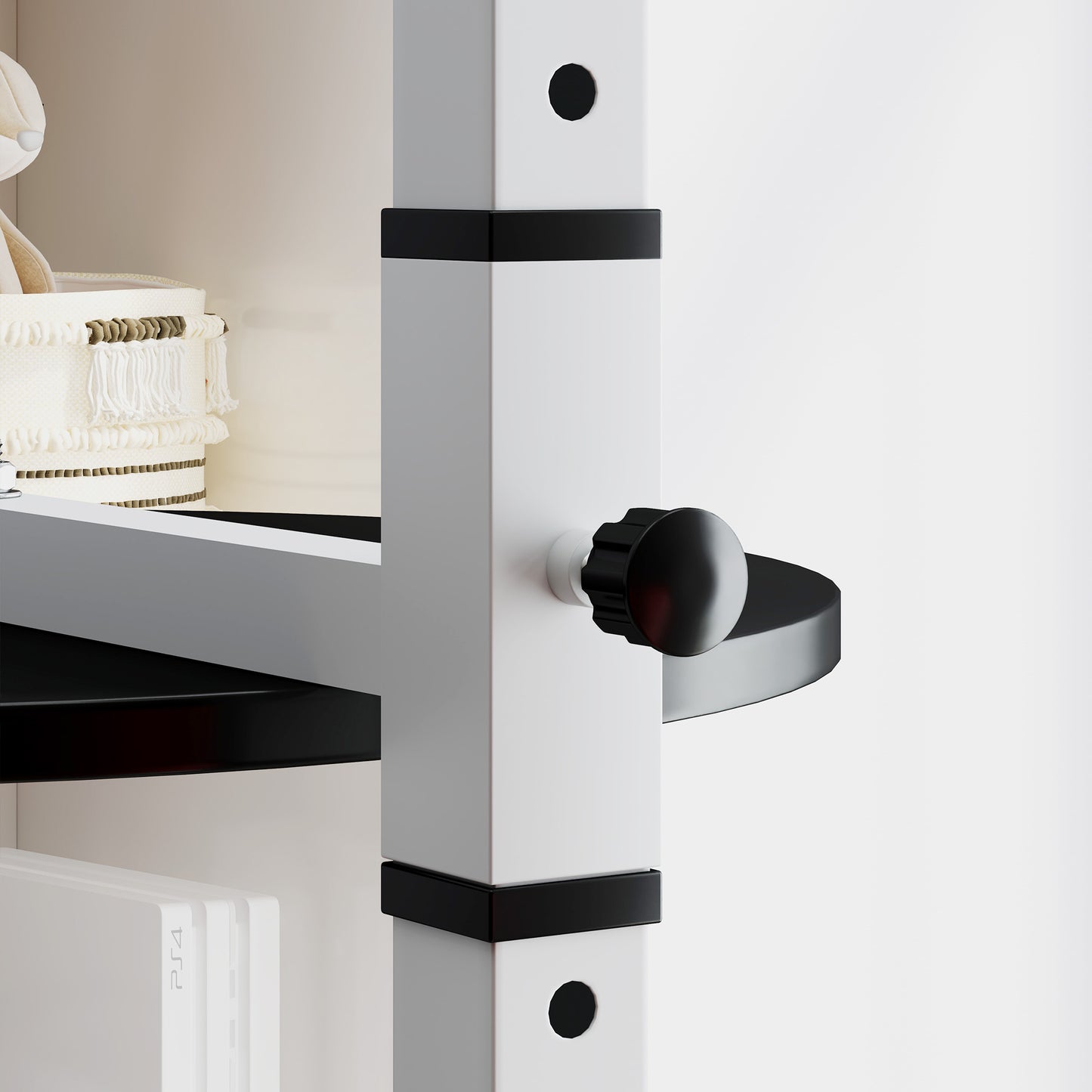 Freestanding Boxing Punch Bag & Speed Ball Station Hanging Frame Training Exercise Platform Home Gym Heavy Duty, White