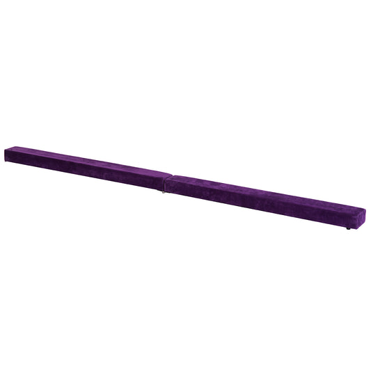 Gymnastics Balance Beam Fitness Trainer, 2.1 m-Purple