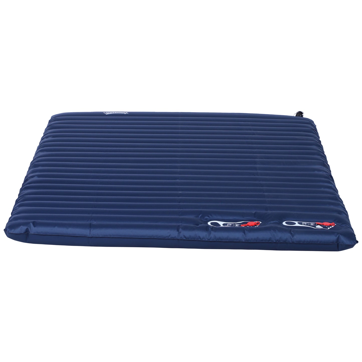 Outsunny PVC Self-Inflating 2/3Person Camping Sleeping Mattress Green