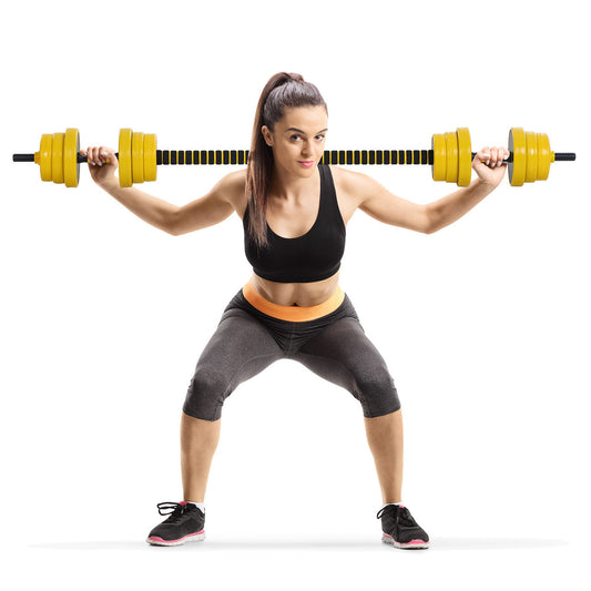 25KGS Dumbbell & Barbell Adjustable Set Plate Bar Clamp Rod Home Gym Sports Area Exercise Ergonomic