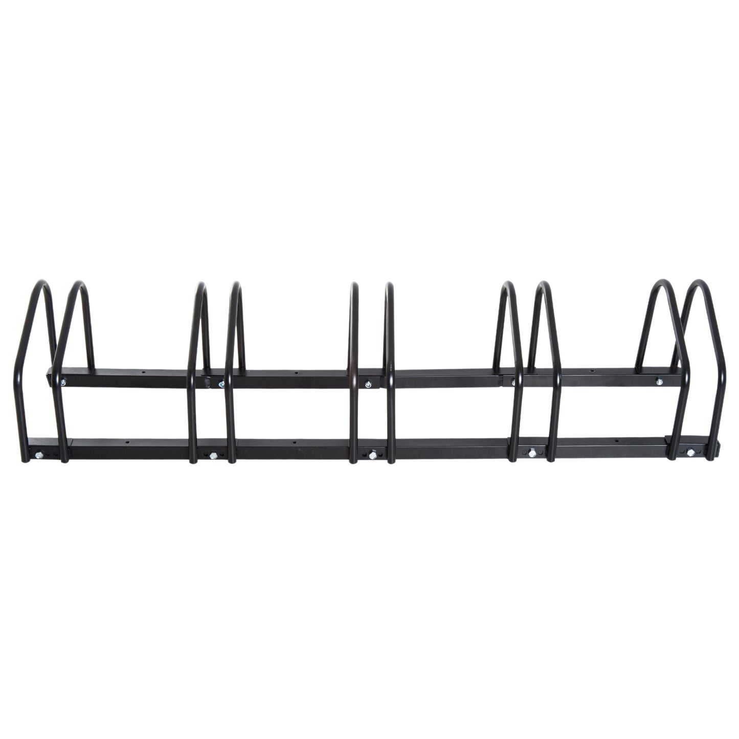 Bike Parking Rack, 130Lx33Wx27H cm, Steel-Black