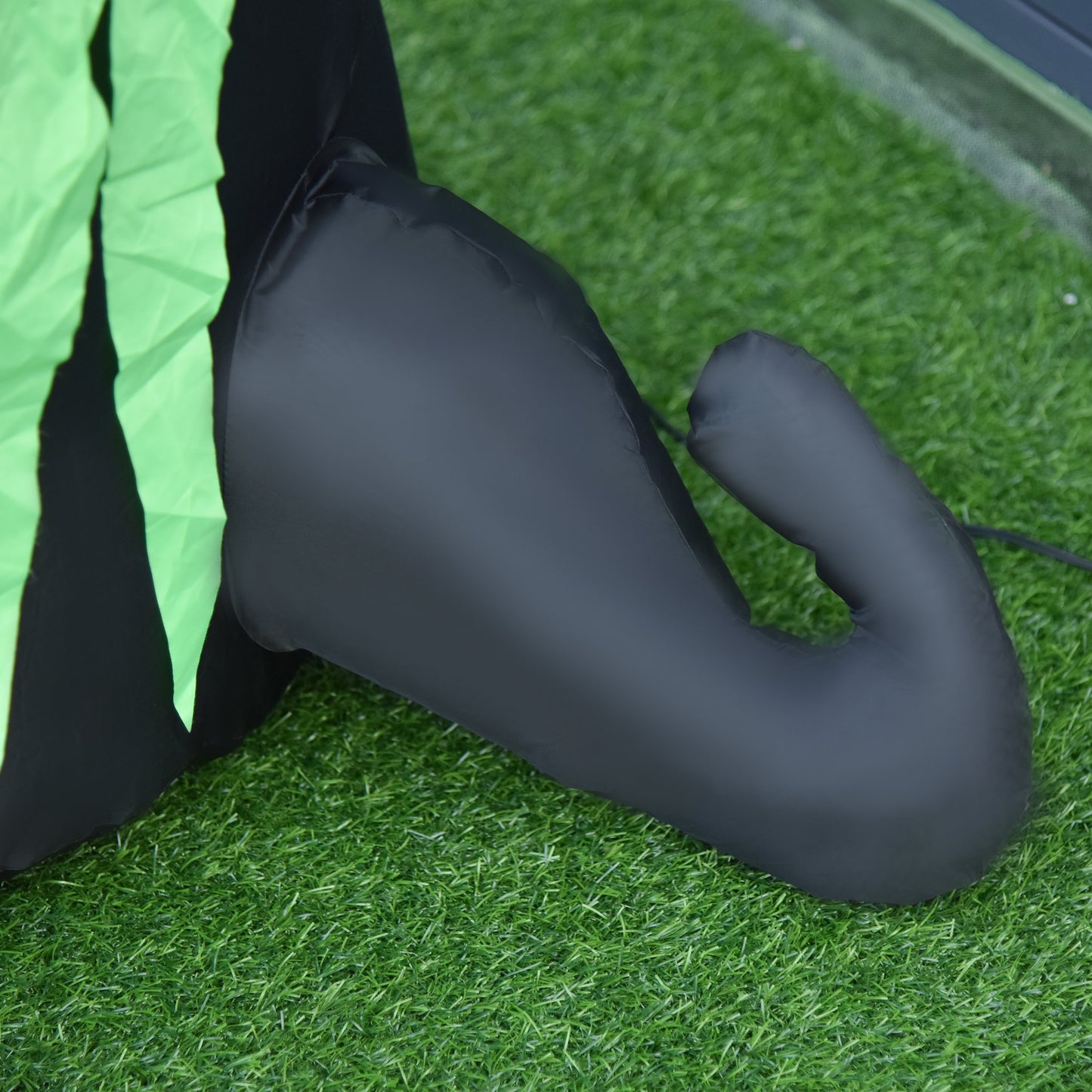 240cm Blow Up Inflatable Halloween Evil Fire Flame Pumpkin Ghost Decoration with LED for Indoor Outdoor House Party Display